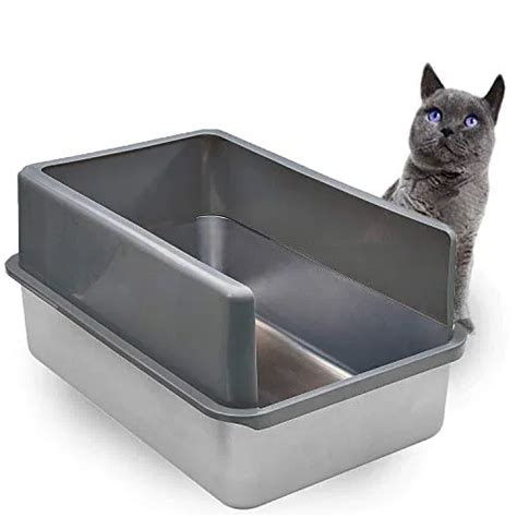 stainless.steel litter box|best stainless steel litter box.